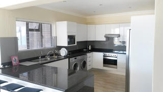 marble and granite backsplash